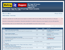 Tablet Screenshot of forum.makingithappen.co.uk